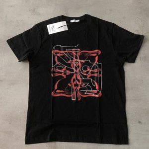 Givenchy Men Chest Printed Black T-Shirt "M"